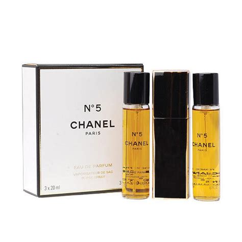 chanel no 5 by chanel pure perfume refillable 25 oz|chanel no 5 purse pack.